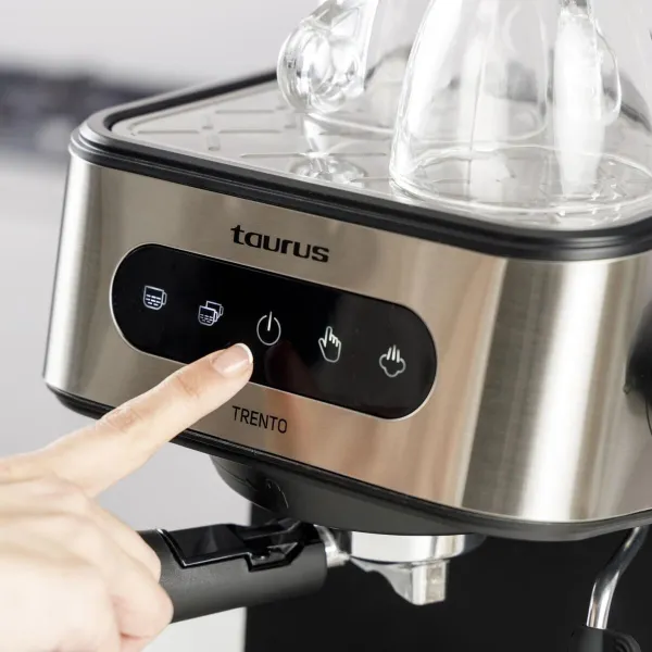 Ekspress Kafijas Automāts Taurus TRENTO Tērauds 1,5 L