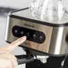Ekspress Kafijas Automāts Taurus TRENTO Tērauds 1,5 L