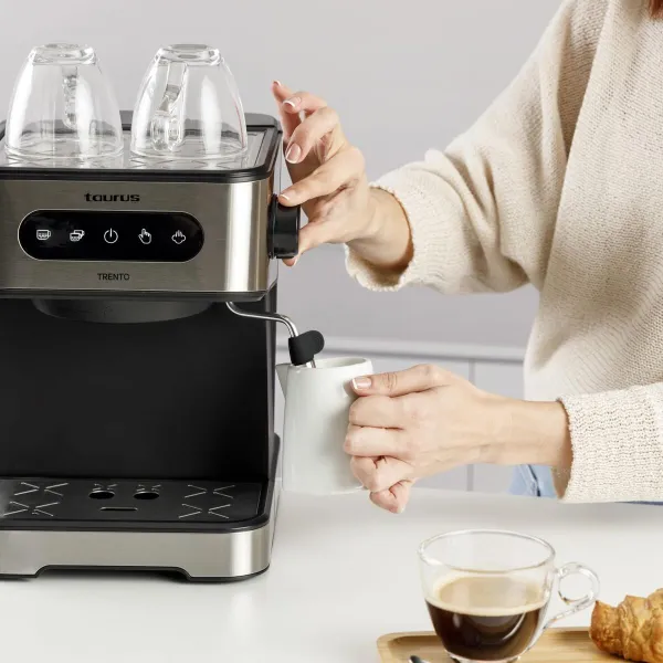 Ekspress Kafijas Automāts Taurus TRENTO Tērauds 1,5 L