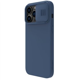 Case Nillkin CamShield Silky Silicone Apple iPhone 15 Pro Max dark blue