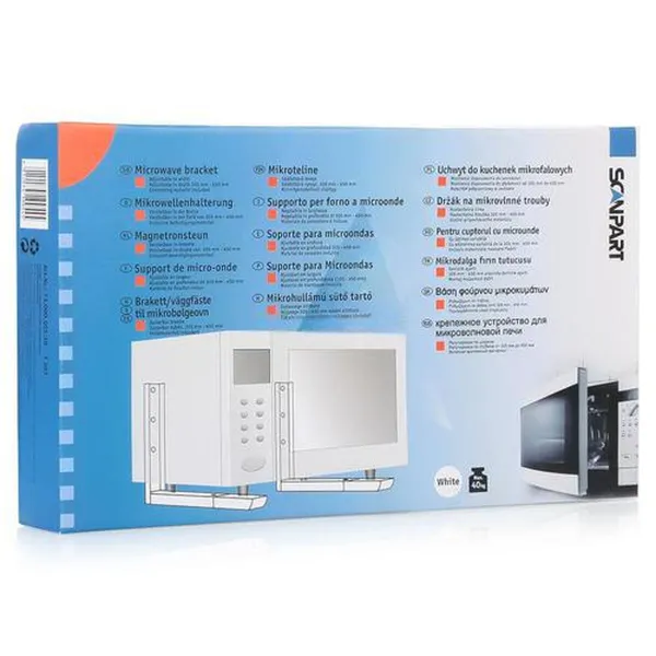 Microwave support Elka Pieterman 73.000.055.10 White 35 kg