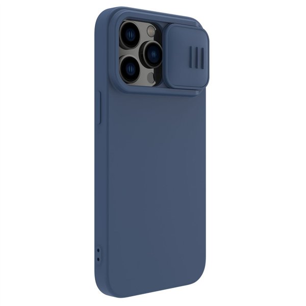 Case Nillkin CamShield Silky Silicone Apple iPhone 15 Pro dark blue