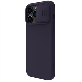 Case Nillkin CamShield Silky Silicone Apple iPhone 15 Pro dark purple