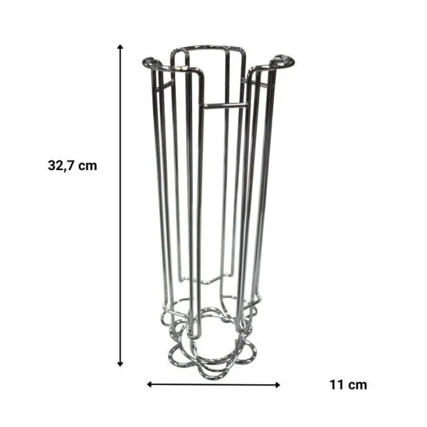 Kavos kapsulių dėklas Fackelmann Pilka Nerūdijantis plienas Plastmasinis 3 X 11 X 32 CM 14 X 39 X 29 CM