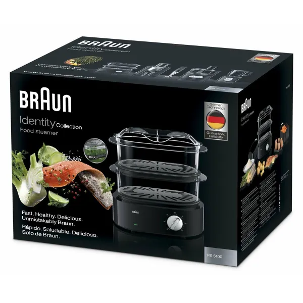 Tvaika katls Braun FS 5100 Melns 850 W 850 W