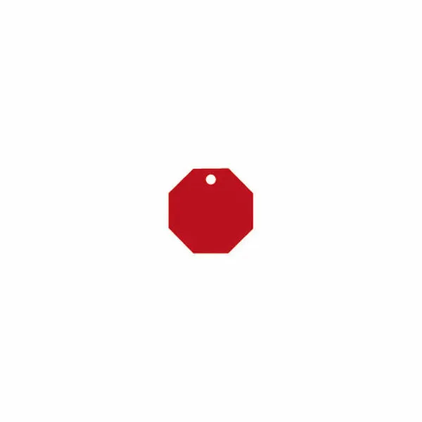 Identification plate for collar Imarc STOP Red