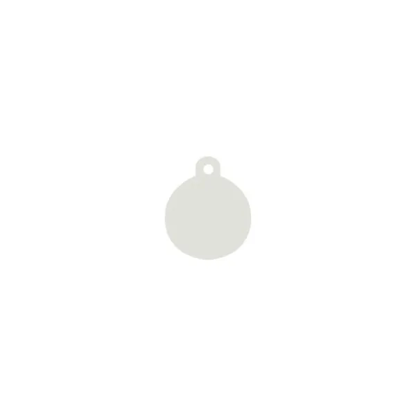 Identification plate for collar Imarc Circle White