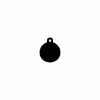 Identification plate for collar Imarc Circle Black