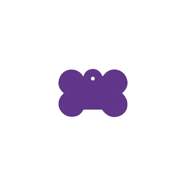 Identification plate for collar Imarc Bone Lilac