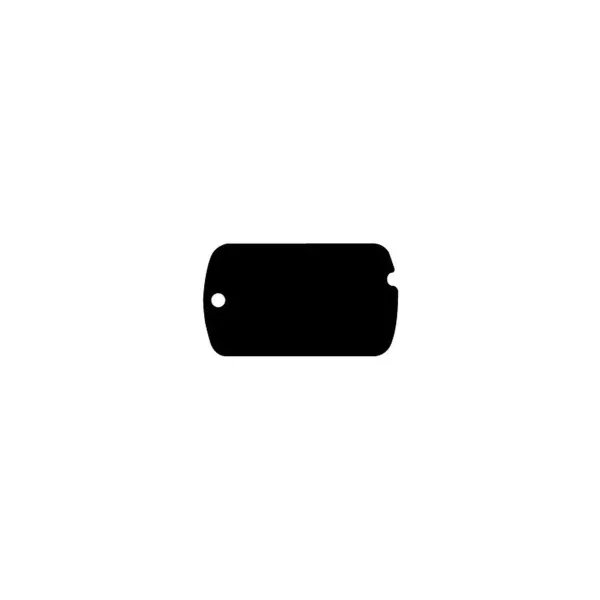 Identification plate for collar Imarc Military Black