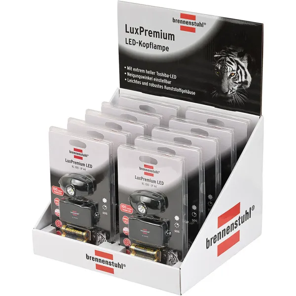 LED Head Torch Brennenstuhl 1178780 Black 200 Lm