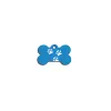Identification plate for collar Imarc Bone Blue