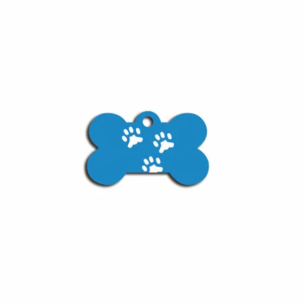 Identification plate for collar Imarc Bone Blue