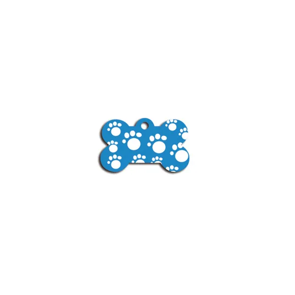 Identification plate for collar Imarc Bone Blue