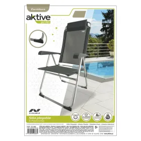 Kokkupandav Tool Peatoega Aktive Must 44 x 55 x 101 cm