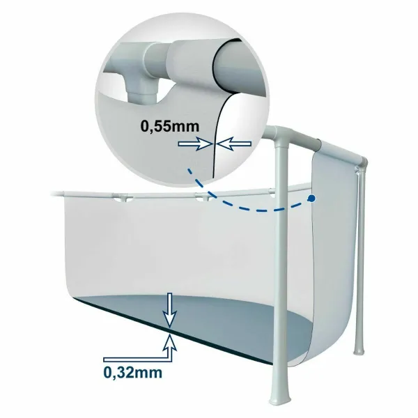 Removable pool Intex Prism Frame 366 x 99 x 366 cm 366 x 99 cm 8592 l