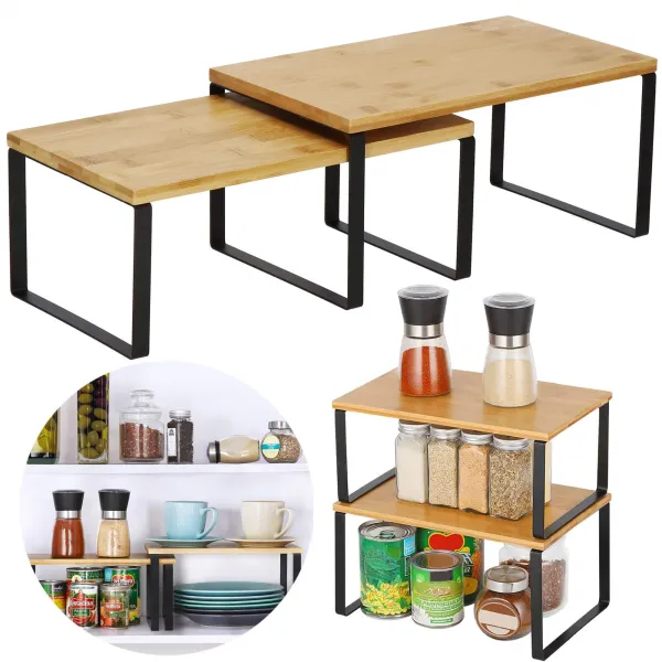 Bambu keittiön hyllyt Springos KI0152