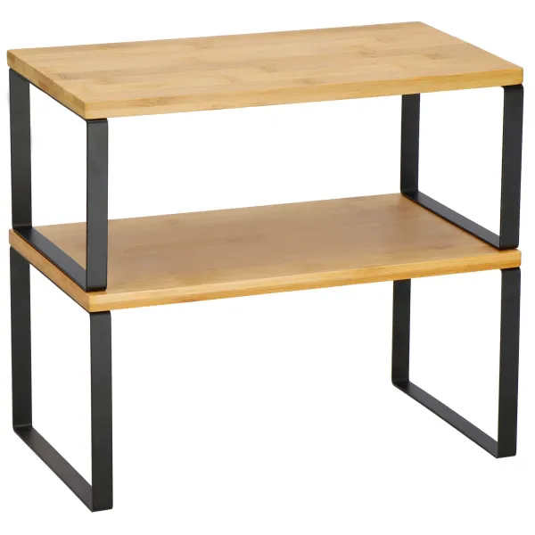 Bamboo kitchen shelves Springos KI0152