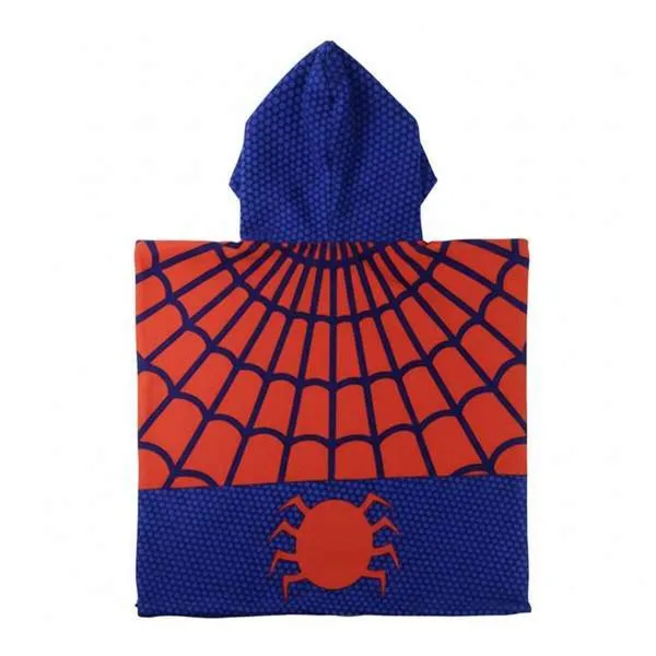 Пончо-полотенце с капюшоном Spider-Man Красный 55 x 77 cm