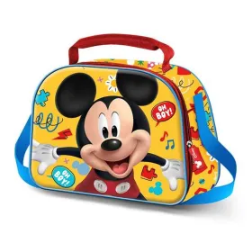 Užkandžių maišelis Mickey Mouse Geltona 20 x 26 x 10 cm