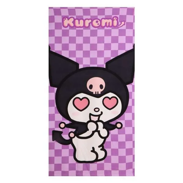 Apsiaustas - rankšluostis su gobtuvu Hello Kitty Purpurinė 70 x 140 cm