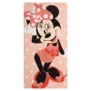 Rantapyyhe Minnie Mouse 70 x 140 cm Koralli