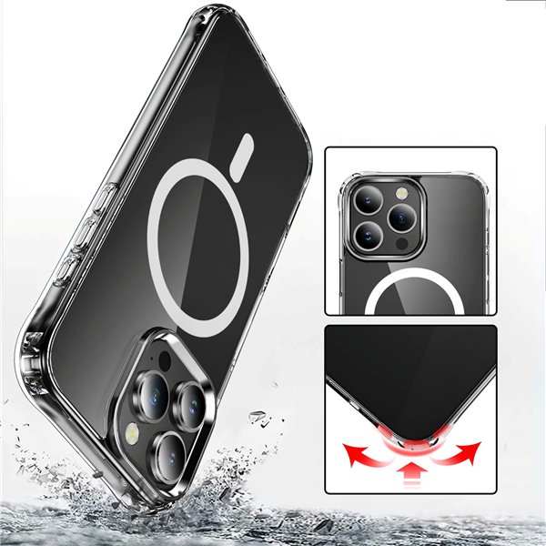 Perfectionists Clear Mag Case Apple iPhone 16 Pro Max clear