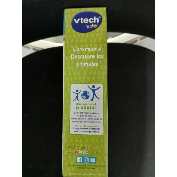 Моя первая музыкальная книга Vtech 18,8 x 5,5 x 21,6 cm Животные