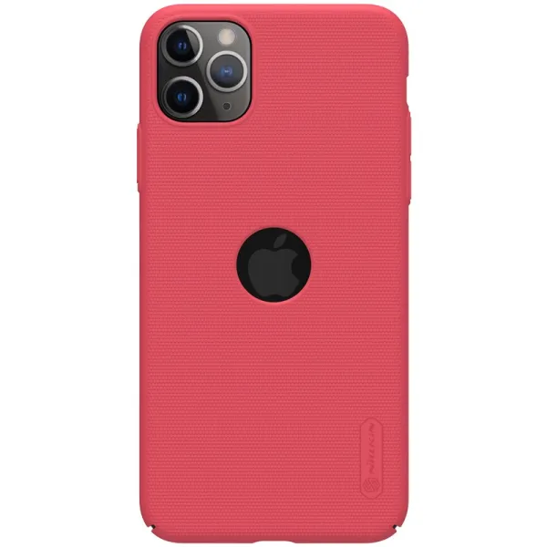 Nillkin Super Frosted Shield - Case for Apple iPhone 11 Pro z wyciêciem na logo (Bright Red)