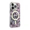 Guess Flower MagSafe - Case for iPhone 14 Pro (Pink)