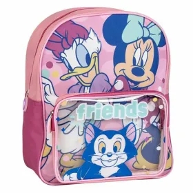 Mokyklinis krepšys Minnie Mouse Rožinė