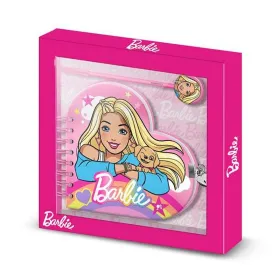 Wire-sidottu vihko kuulakärkikynällä Barbie Pinkki 160 Levyt 23 x 2,5 x 24 cm