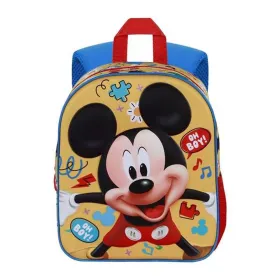 Mokyklinis krepšys Mickey Mouse Geltona 30 x 25 x 10 cm