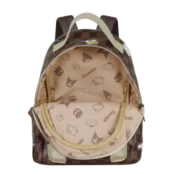 Koululaukku Hello Kitty Ruskea
