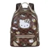 Koululaukku Hello Kitty Ruskea