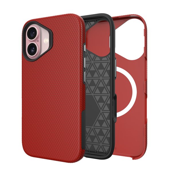 Perfectionists Triangle Mag Case iPhone 11 red