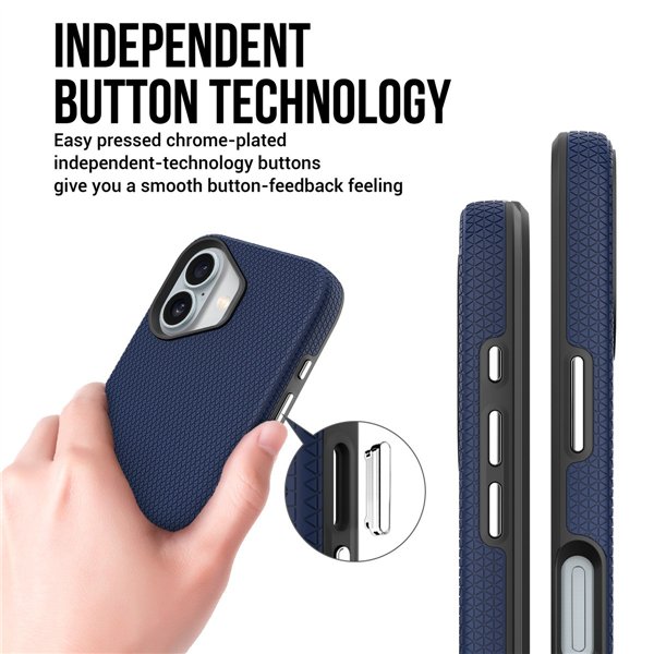 Perfectionists Triangle Mag Case iPhone 11 navy blue