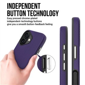 Perfectionists Triangle Mag Case iPhone 11 purple