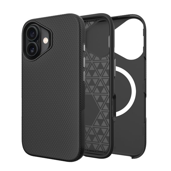Dėklas Perfectionists Triangle Mag Case Apple iPhone 12 mini juodas