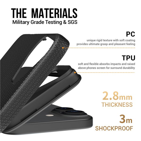 Perfectionists Triangle Mag Case iPhone 12 mini black