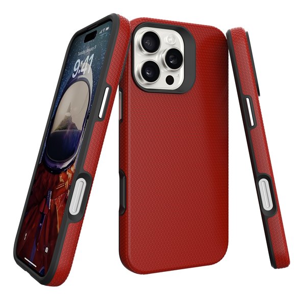 Perfectionists Triangle Mag Case iPhone 14 Pro Max red