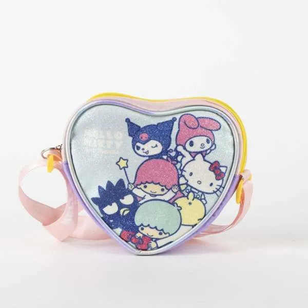 Õlakott Hello Kitty Helesinine 15 x 14 x 4 cm