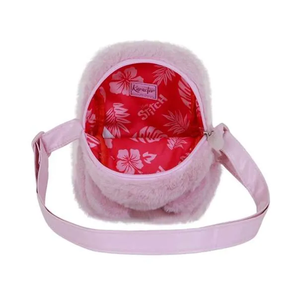 Shoulder Bag Lilo & Stitch Pink 19 x 14 x 7 cm