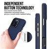 Perfectionists Triangle Mag Case iPhone 14 Pro navy blue