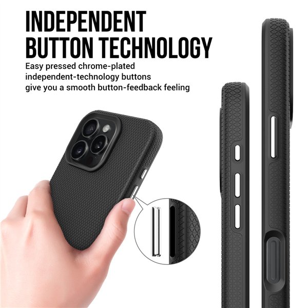 Perfectionists Triangle Mag Case iPhone 15 Pro Max black