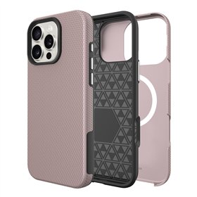 Perfectionists Triangle Mag Case iPhone 15 Pro Max rose gold