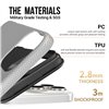 Perfectionists Triangle Mag Case iPhone 15 Pro Max silver