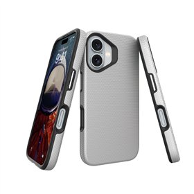 Perfectionists Triangle Mag Case iPhone 15 silver