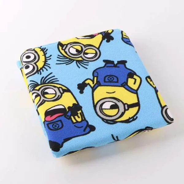 Hupullinen ponchopyyhe Minions 55 x 77 cm