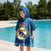 Apsiaustas - rankšluostis su gobtuvu Real Madrid C.F. Mėlyna 55 x 77 cm